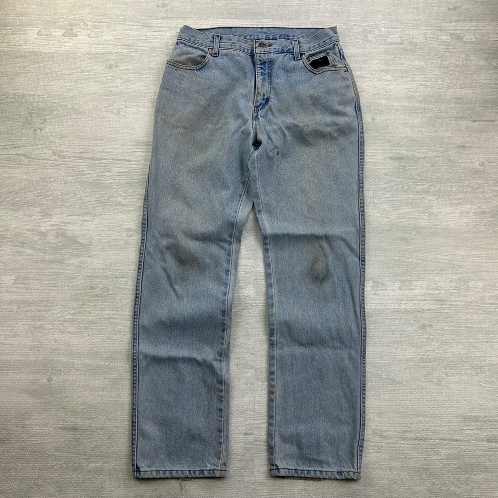 Vintage 90s‎ Harley Davidson Jeans Size 8R Blue Light Wash Denim Biker Casual